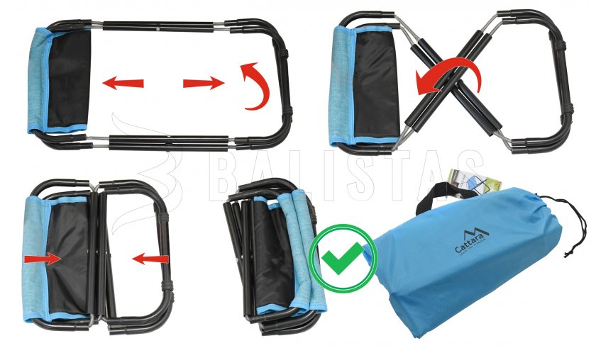 Chaise de camping Cattara Foldi Max I