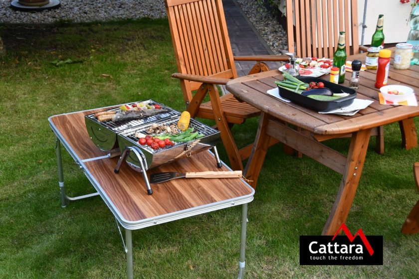 Gril de table au charbon de bois Cattara Double
