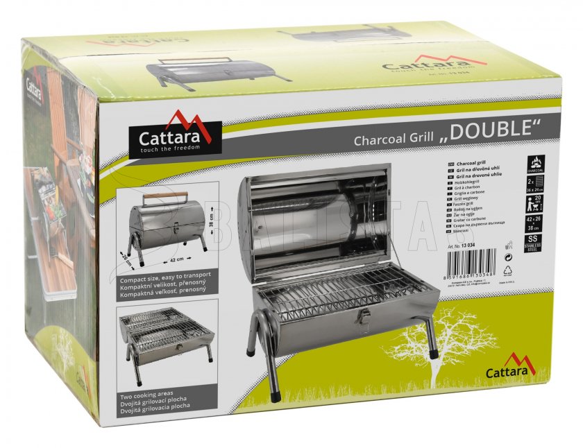 Gril de table au charbon de bois Cattara Double