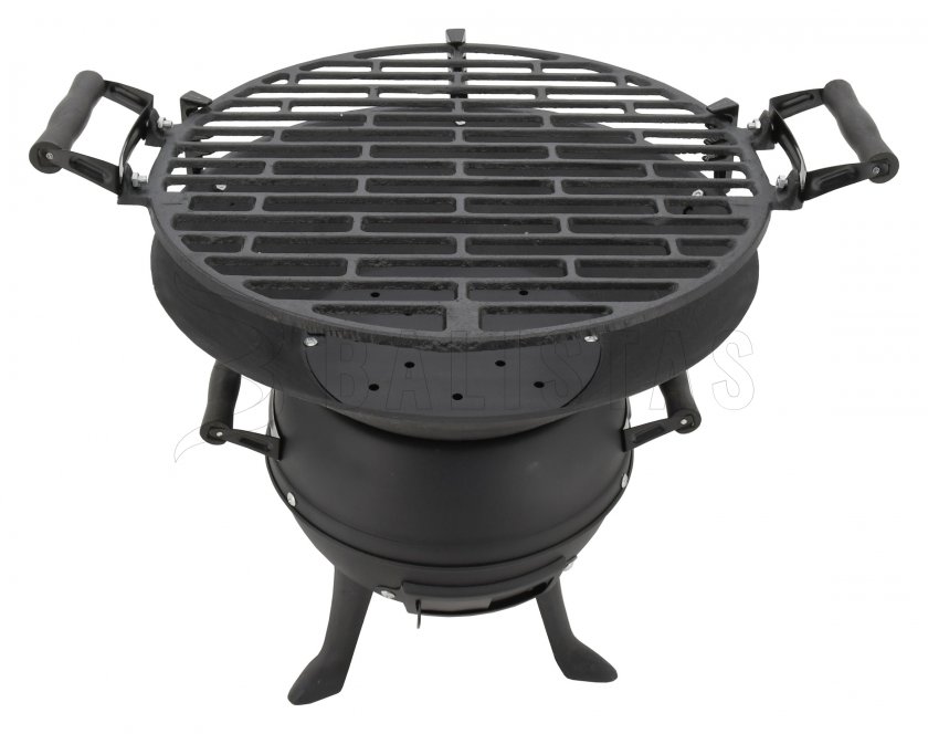 Barbecue au charbon de bois en fonte Cattara Brindisi 35cm