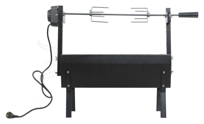 Grille de barbecue Cattara avec fourchette rotative