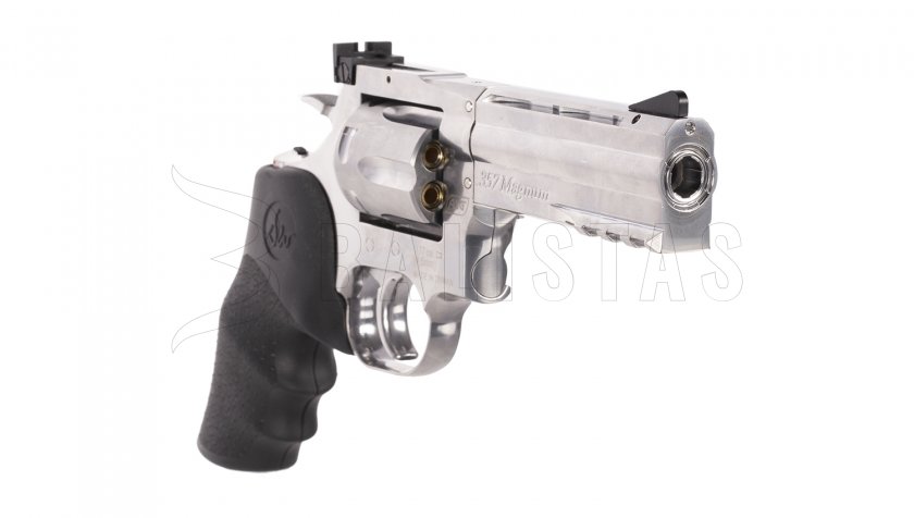 Revolver à air comprimé ASG Dan Wesson 715 4" silver diabolo