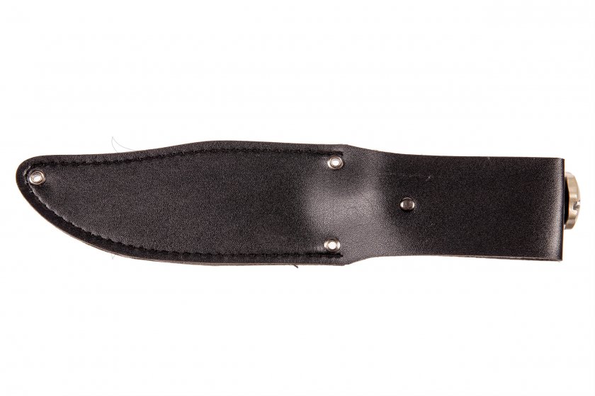 Couteau de survie Fox Outdoor avec étui en cuir