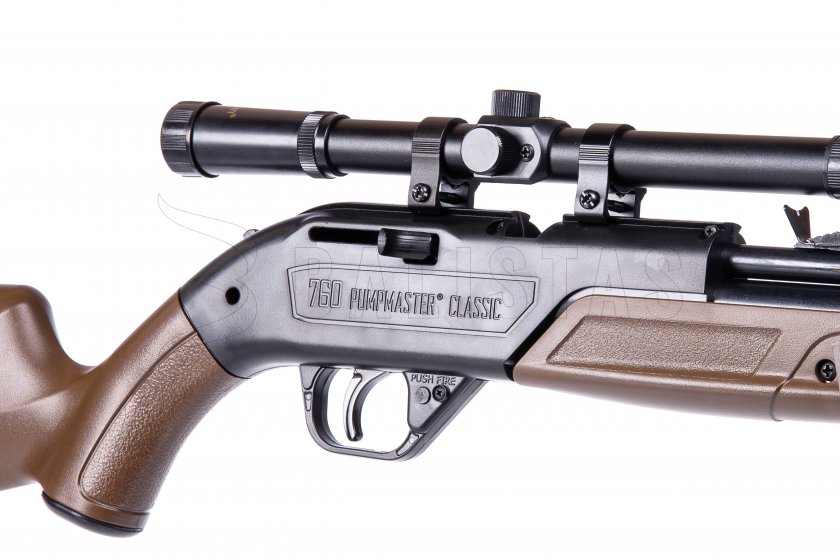 Carabine à air comprimé Crosman Pumpmaster 760 4,5mm avec lunette