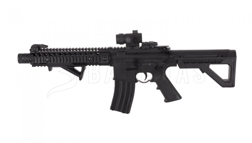 Carabine à air Crosman DPMS SBR Full Auto 4,5 mm avec viseur point rouge