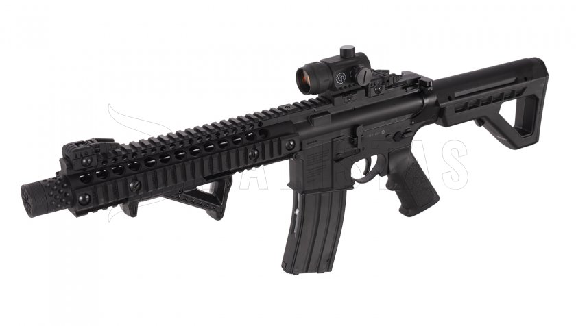 Carabine à air Crosman DPMS SBR Full Auto 4,5 mm avec viseur point rouge