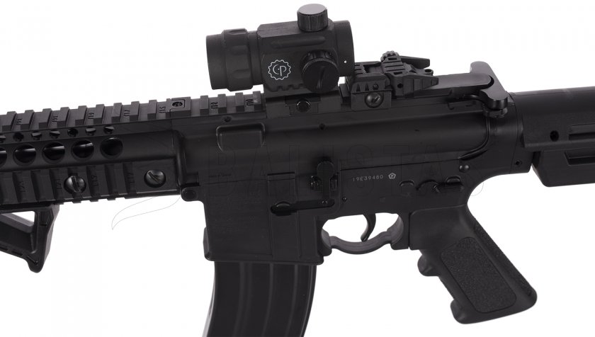 Carabine à air Crosman DPMS SBR Full Auto 4,5 mm avec viseur point rouge