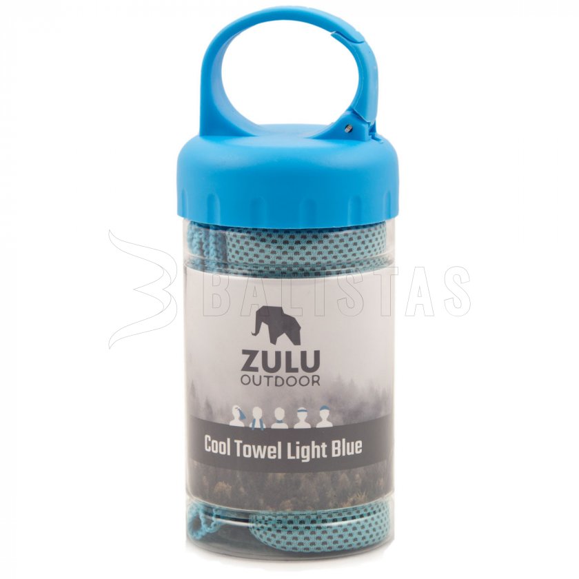 Serviette rafraîchissante Zulu Cool Towel bleu clair