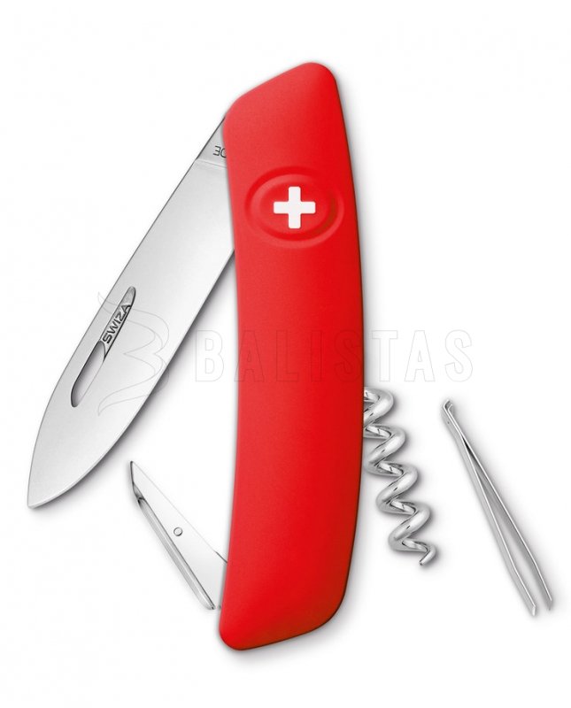 Couteau de poche suisse Swiza D01 rouge