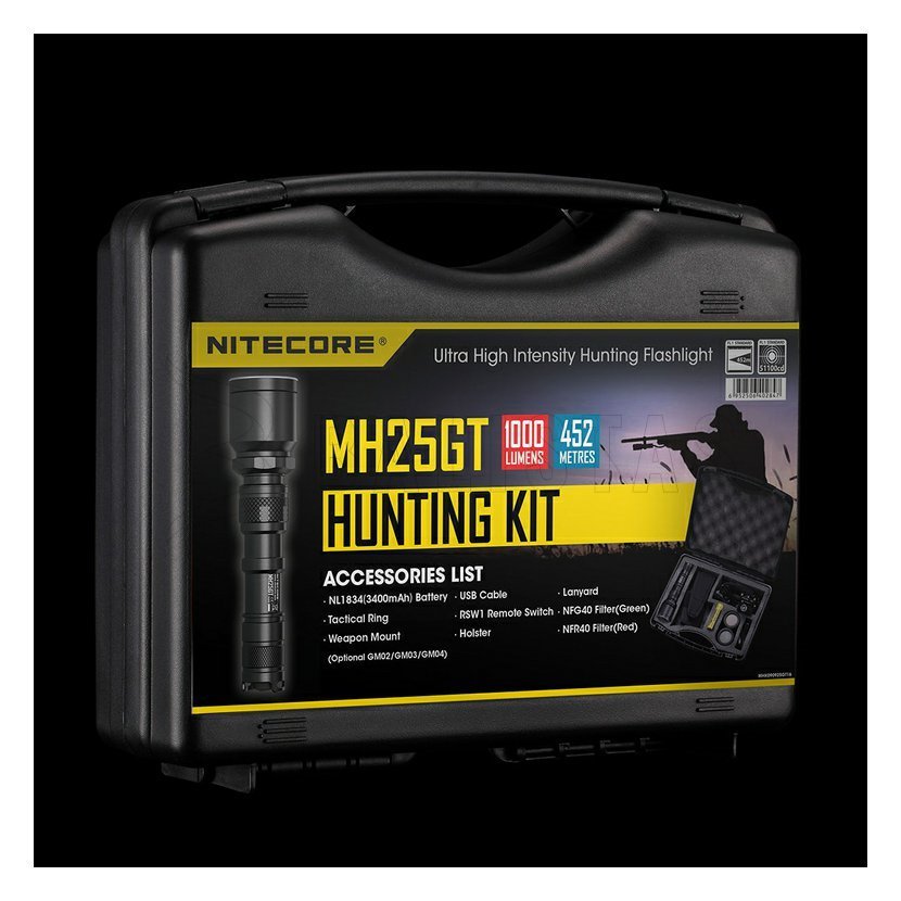 Kit de chasse Nitecore MH25GT