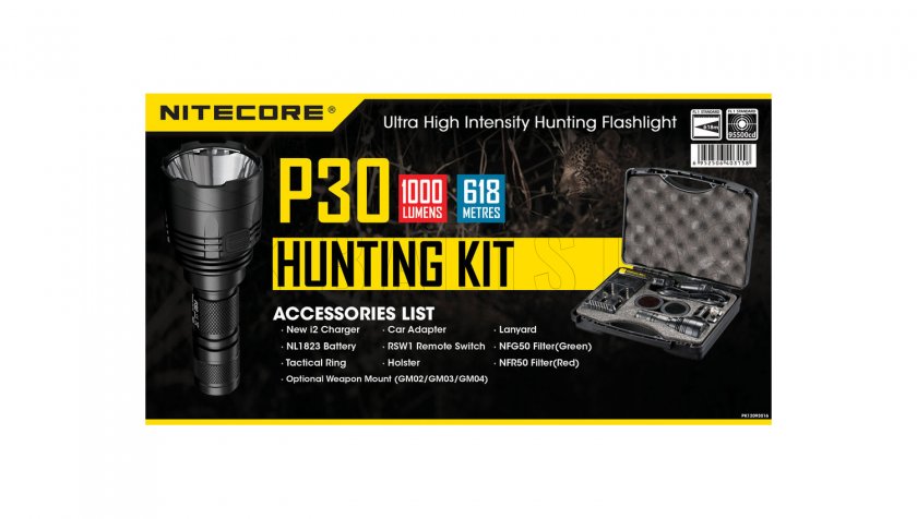 Nitecore P30 Kit de chasse