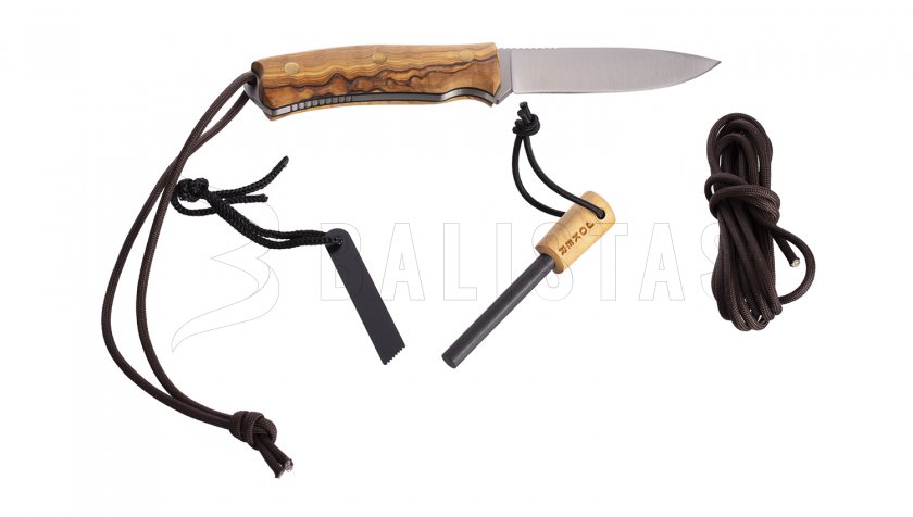 Couteau joker Bushcrafter CO120-P avec firesteel