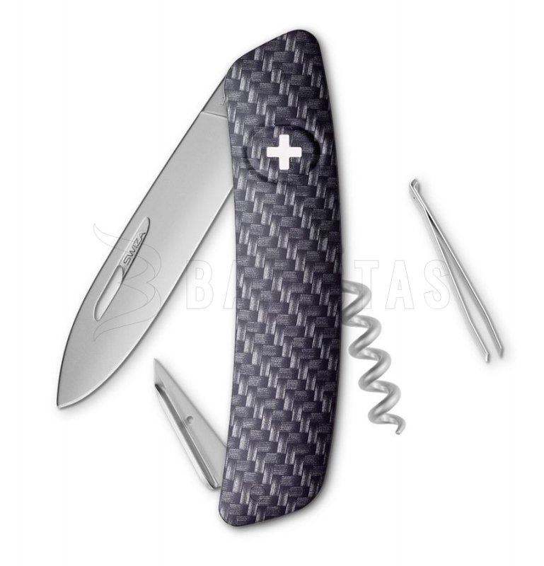 Couteau de poche suisse Swiza D01 Allmatt Carbon