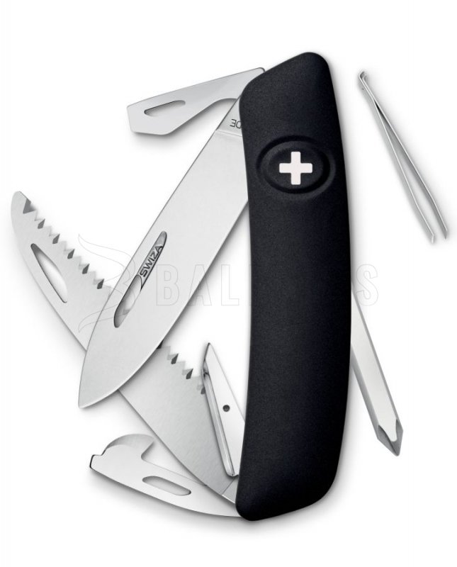 Couteau de poche suisse Swiza D06 noir