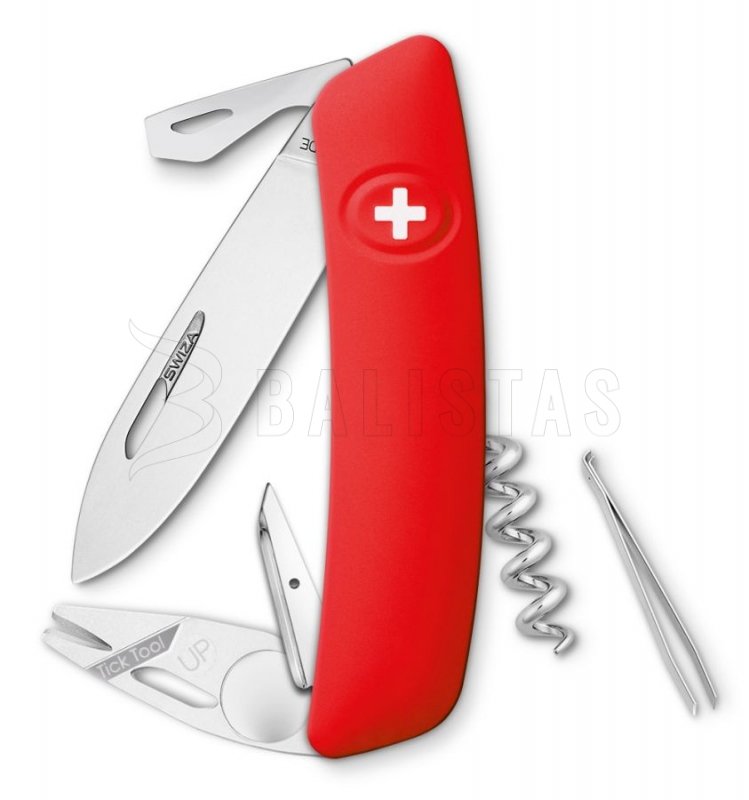 Couteau de poche suisse Swiza TT03 rouge