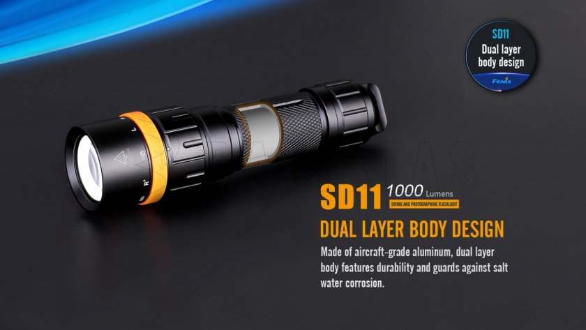 Lampe de poche LED de plongée Fenix SD11