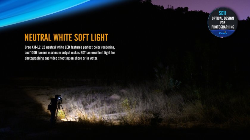 Lampe de poche LED de plongée Fenix SD11