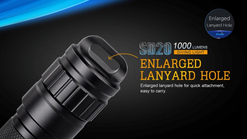 Lampe de poche LED de plongée Fenix SD20