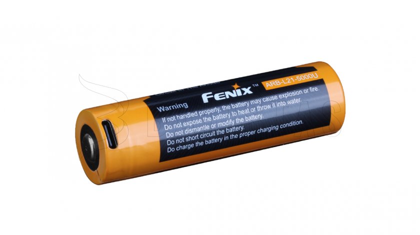 Batterie rechargeable Fenix 21700 5000 mAh avec USB-C (Li-Ion)