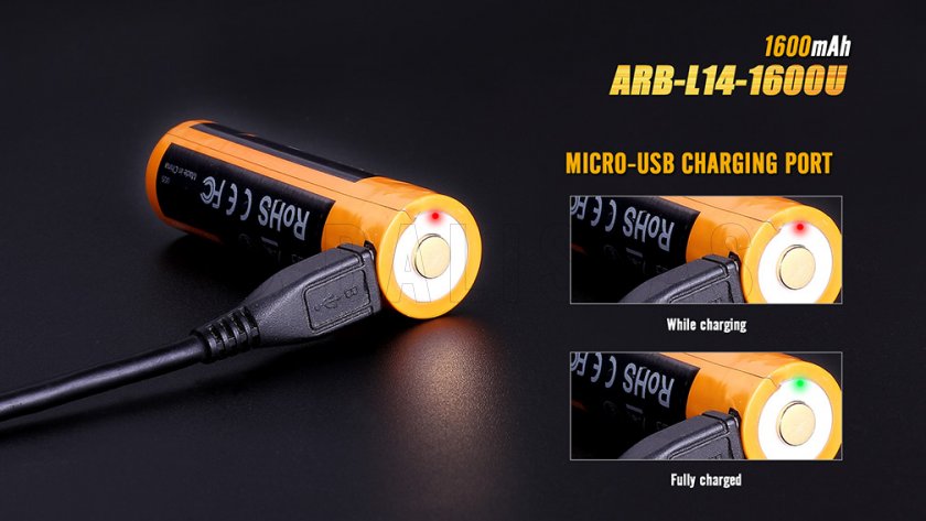 Batterie AA USB rechargeable Fenix ARB-L14-1600U