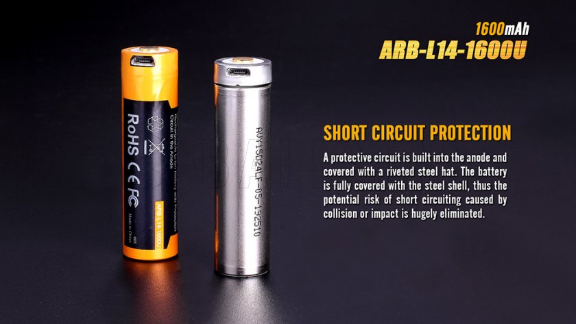 Batterie AA USB rechargeable Fenix ARB-L14-1600U