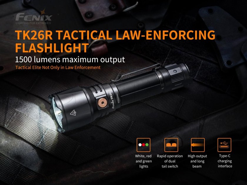 Lampe tactique Fenix TK26R
