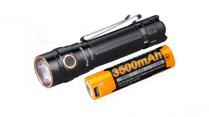 Lampe Fenix LD30 + accu USB 3500 mAh