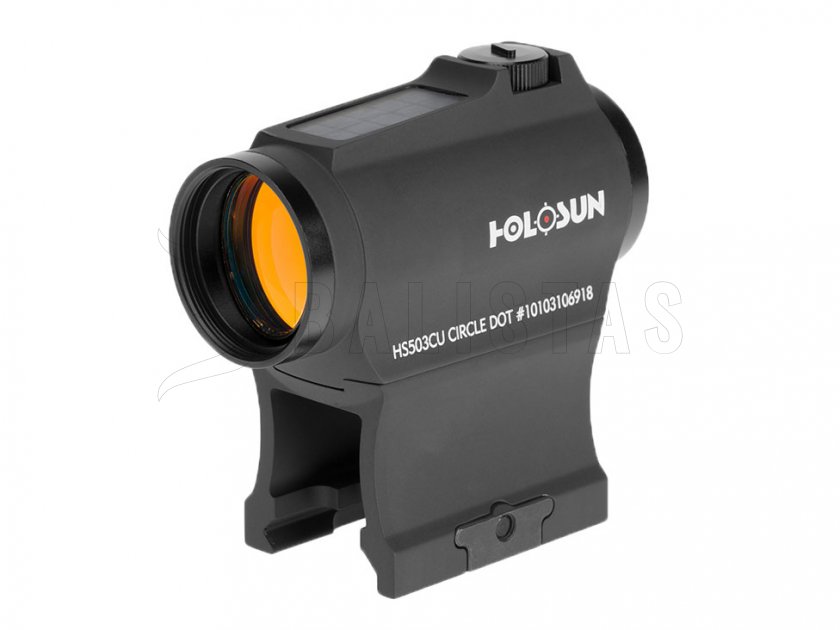 Collimateur avec panneau solaire Holosun Red Dot HS503CU