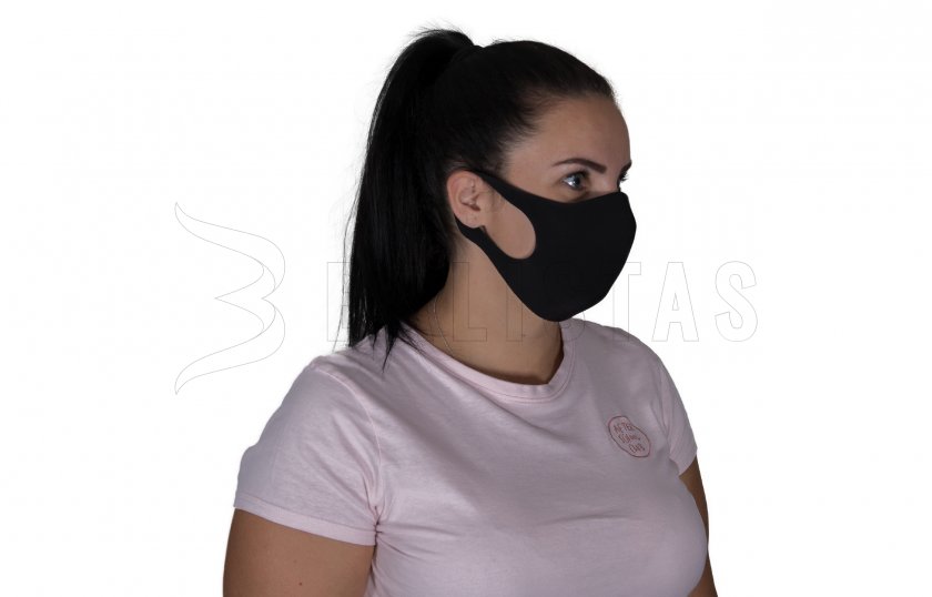 Masque noir - taille L