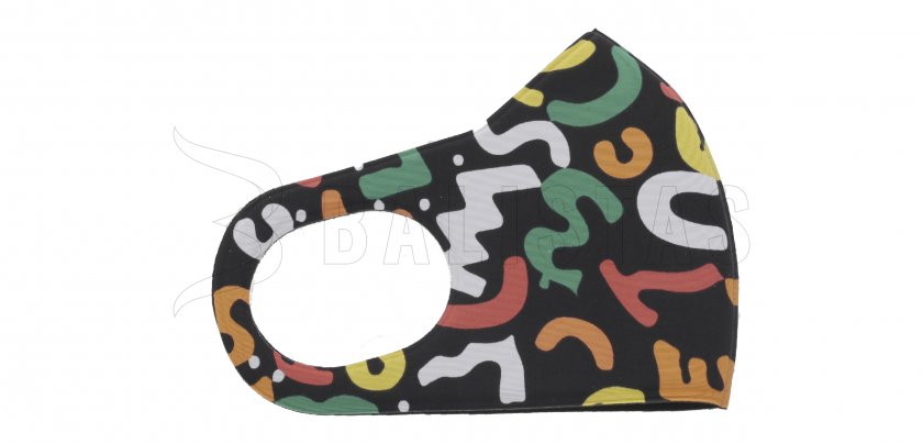 Masque coloré - taille M