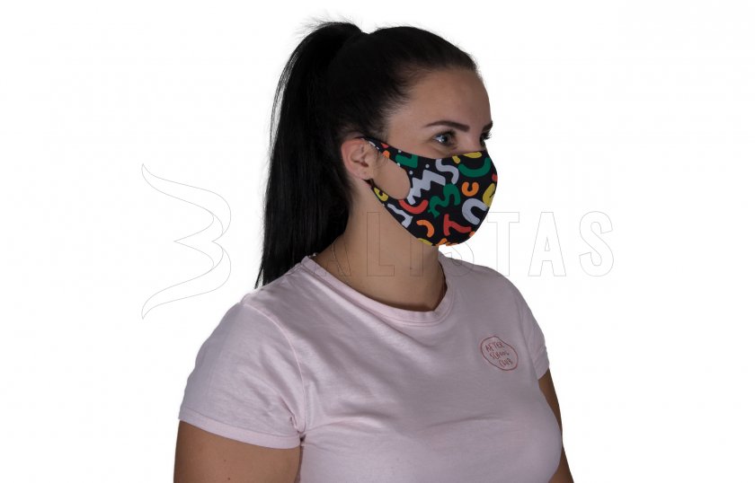 Masque coloré - taille M