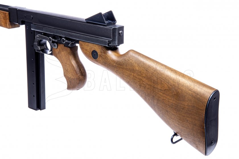 Pistolet-mitrailleur à air comprimé Umarex Legends M1A1 Thompson Legendary Semi-Auto 4,5mm