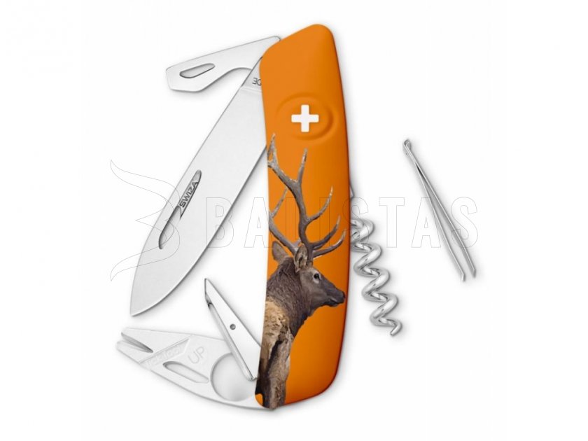 Couteau de poche suisse Swiza TT03 Wildlife Bull Elk