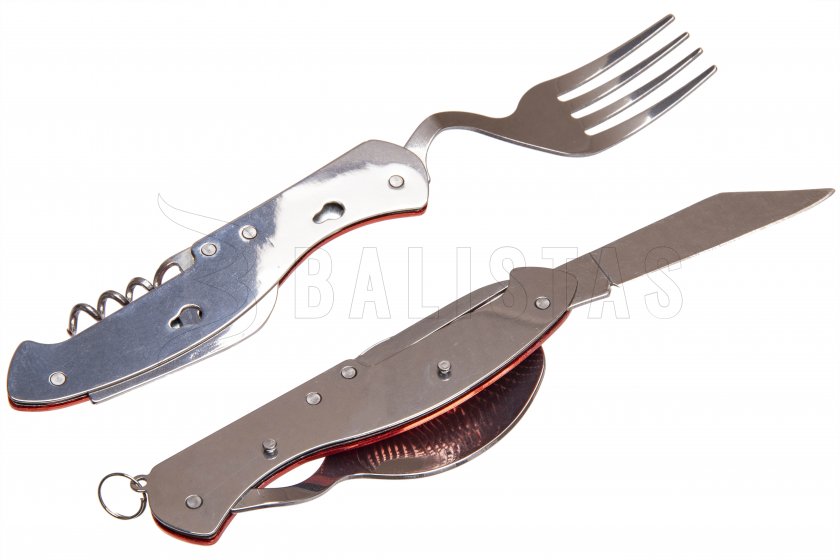 Couverts pliants Wildee Camper rouge