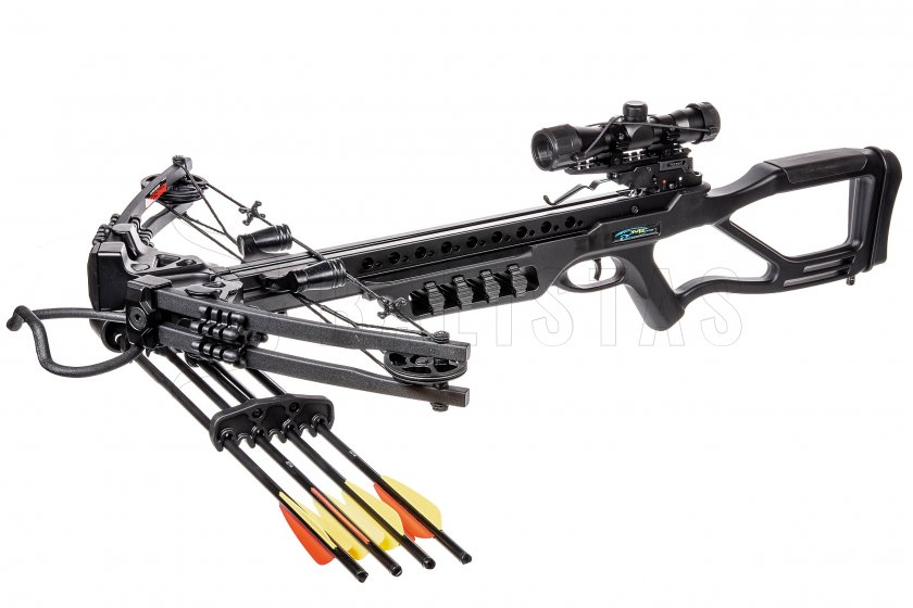 Arbalète Mankung Fighter XB86 185lbs noire KIT