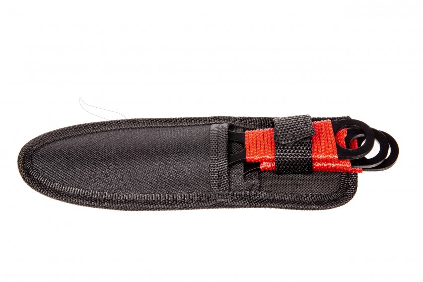 Set de couteaux de lancer Kandar paracorde rouge (82)
