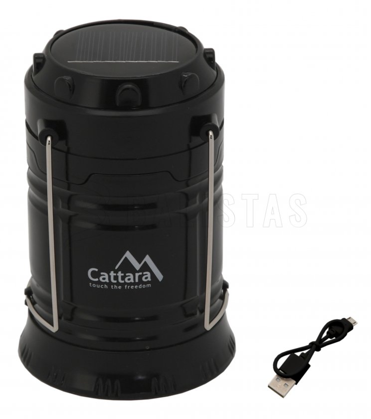 Lampe de camping rechargeable Cattara LED 20/60lm extensible