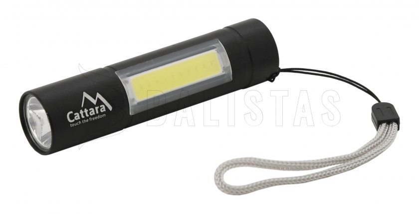 Lampe de poche LED Cattara 120lm rechargeable