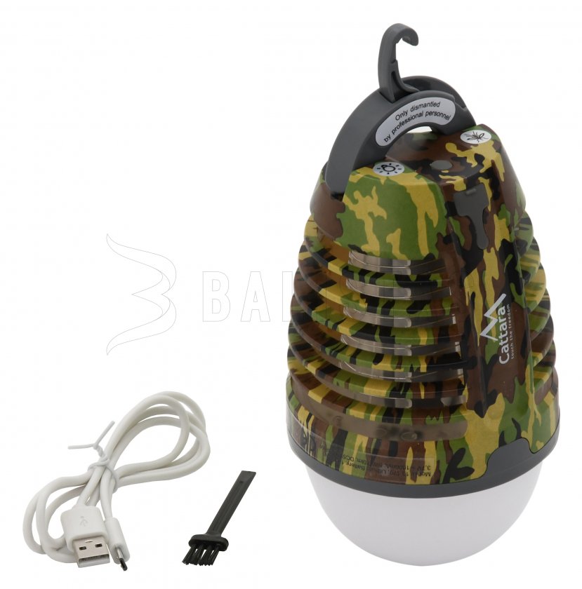 Lampe de poche PEAR ARMY rechargeable + attrape-insectes