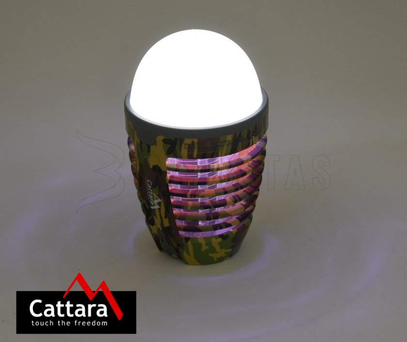 Lampe de poche PEAR ARMY rechargeable + attrape-insectes