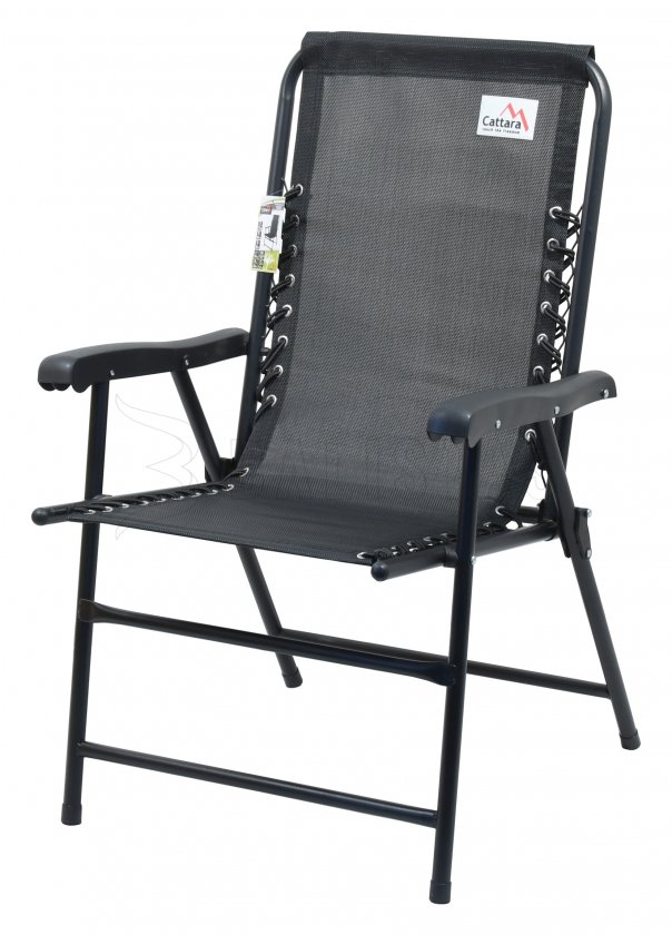 Chaise de jardin pliante TERST noir