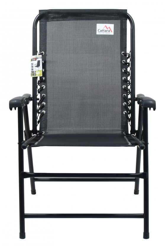 Chaise de jardin pliante TERST noir