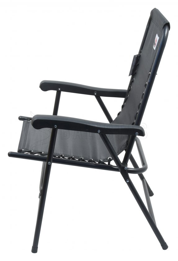 Chaise de jardin pliante TERST noir