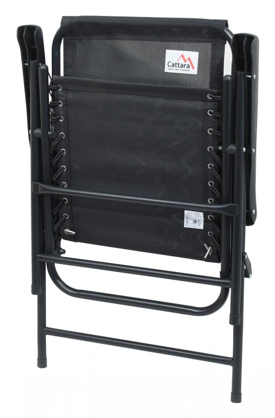 Chaise de jardin pliante TERST noir