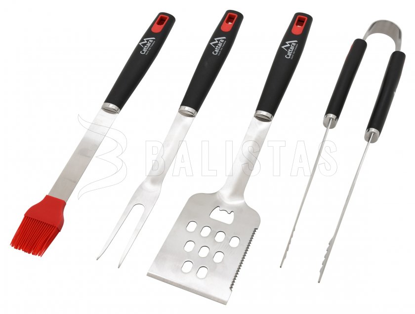 Set d’outils de grillade INFERNO, lot de 4 pcs