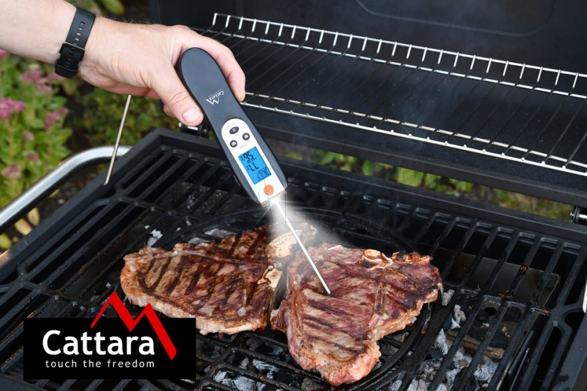 Thermomètre digital pliable pour grillades