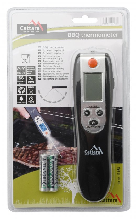 Thermomètre digital pliable pour grillades