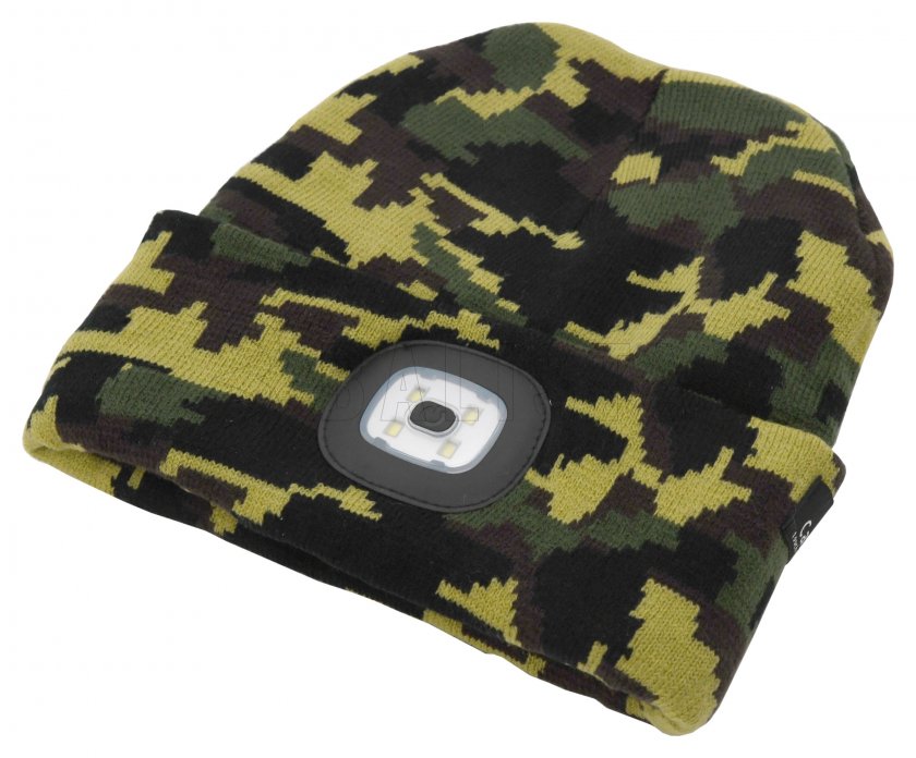 Casquette ARMY avec lampe de poche LED rechargeable par USB