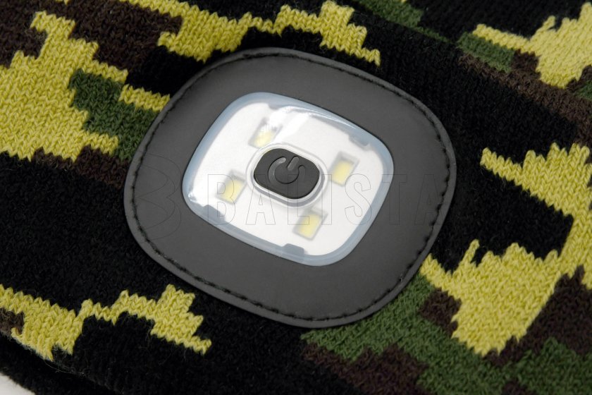 Casquette ARMY avec lampe de poche LED rechargeable par USB