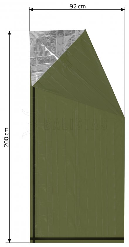 Film isothermique SOS vert rouleau 200x92cm